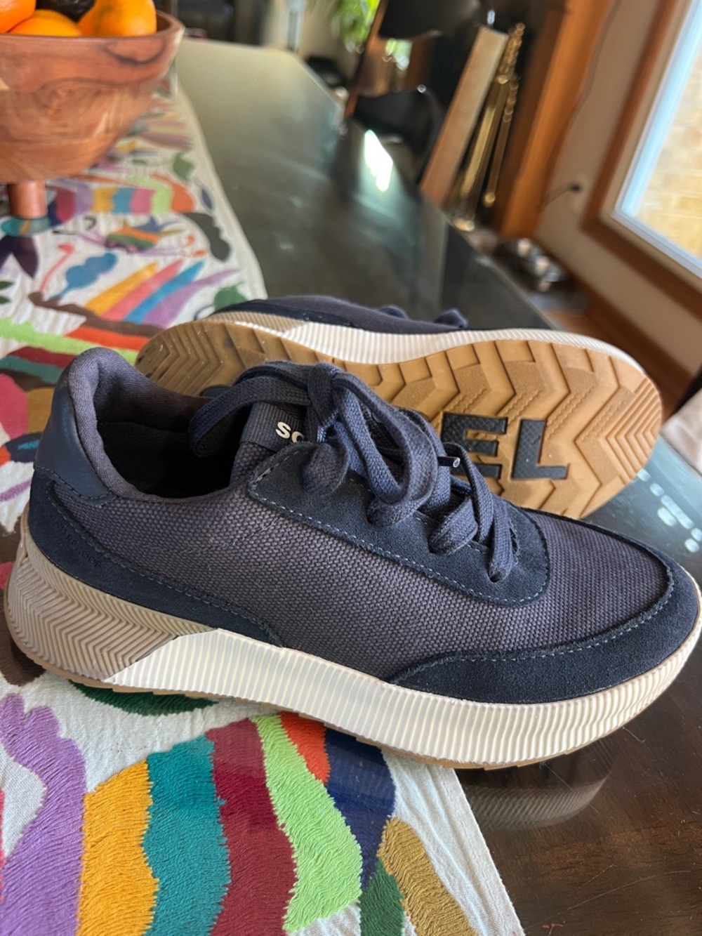 Sorel Navy and Gum Lace-Up Sneaker